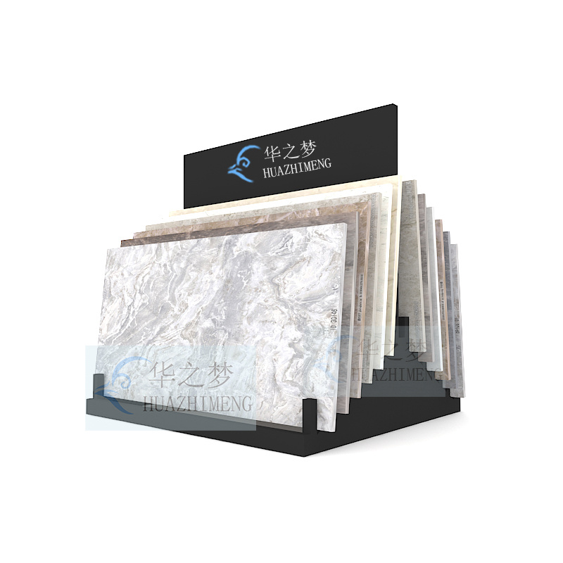 Slot Ceramic Tile Display Stand Marble Quartz Sample Display Holder - Image 2
