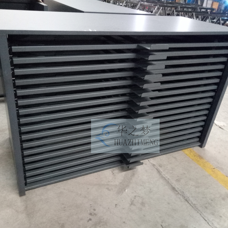 Marble Quartz Stone Sample Wooden Floor Tile Cabinet Display Stand - Image 3