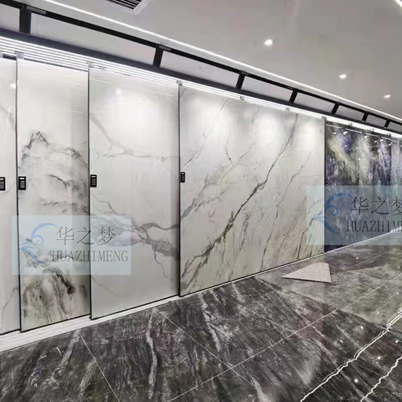 Direct Factory Push Pull WPC Panel Ceramic Tile Display Stand - Image 4