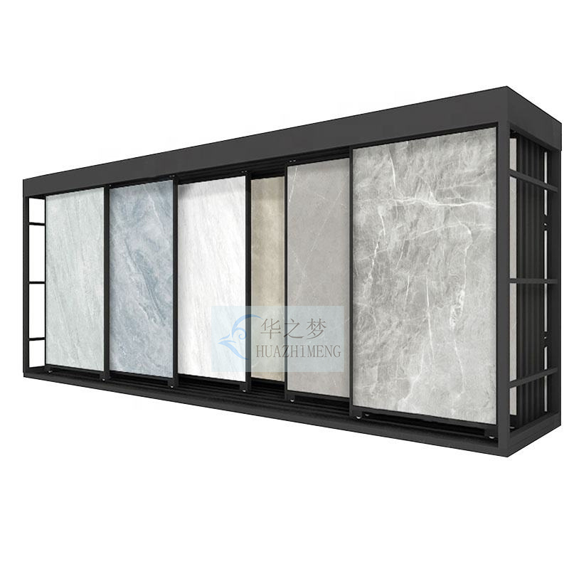 Direct Factory Push Pull WPC Panel Ceramic Tile Display Stand