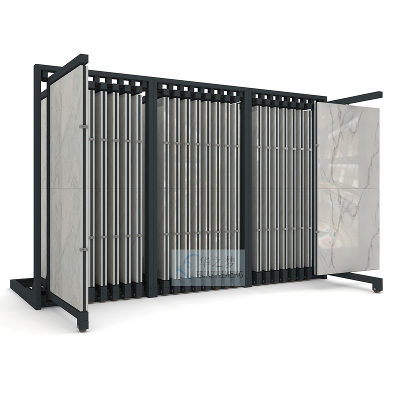 OEM ODM Stone Rotary Racks Ceramic Sample Tile Display Stand