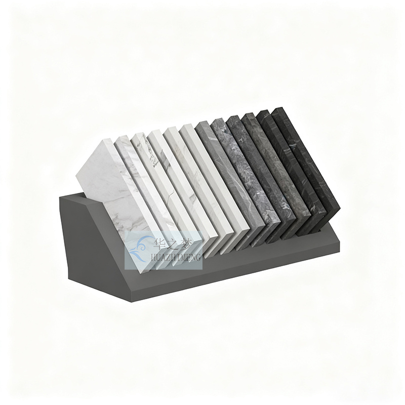 Quartz Marble Tile Stone Sample Desk Countertop Display Rack