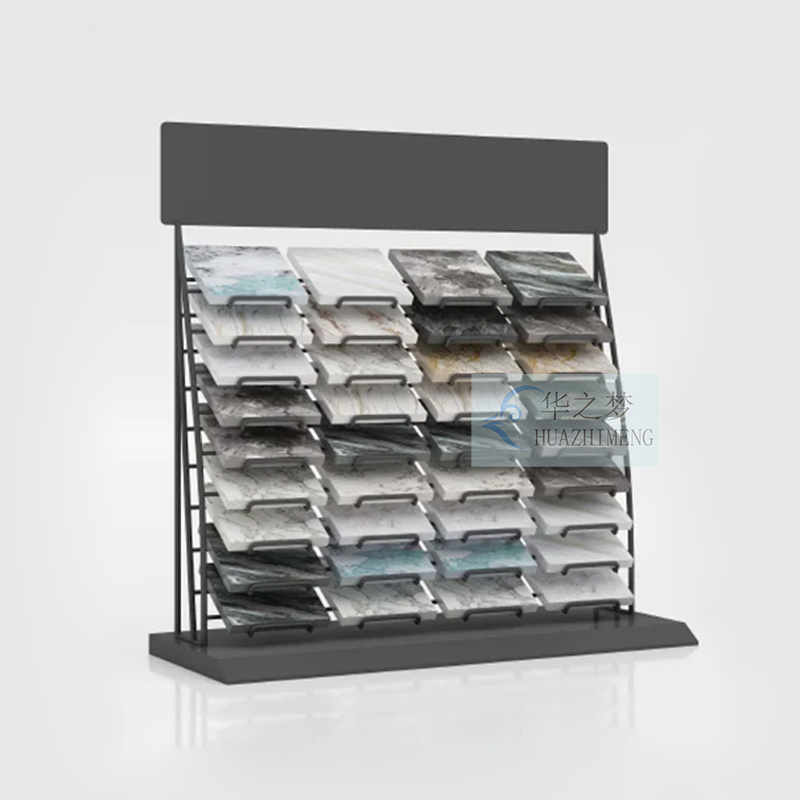 Marble Stone Holder Free Standing Over Top Tile Display Rack