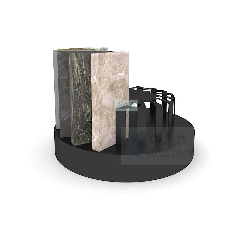 360 Rotating Stone Slab Sample Countertop Tile Display Stand