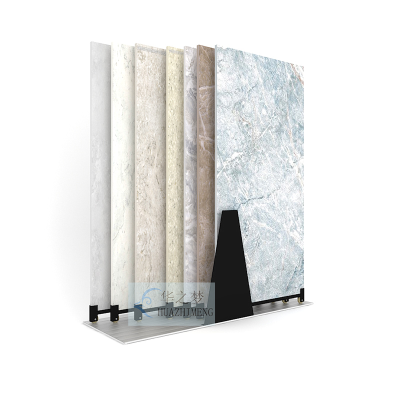 Pull Out Display Ceramic Tile Building Stone Metal Rack