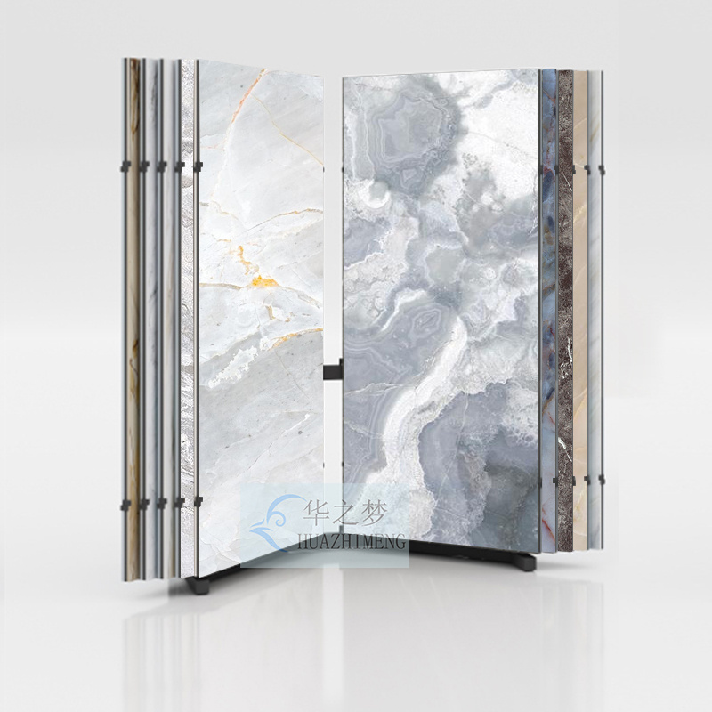 Decorative Wall Panels Tile Slab Stone Marble Sheet Display Rack