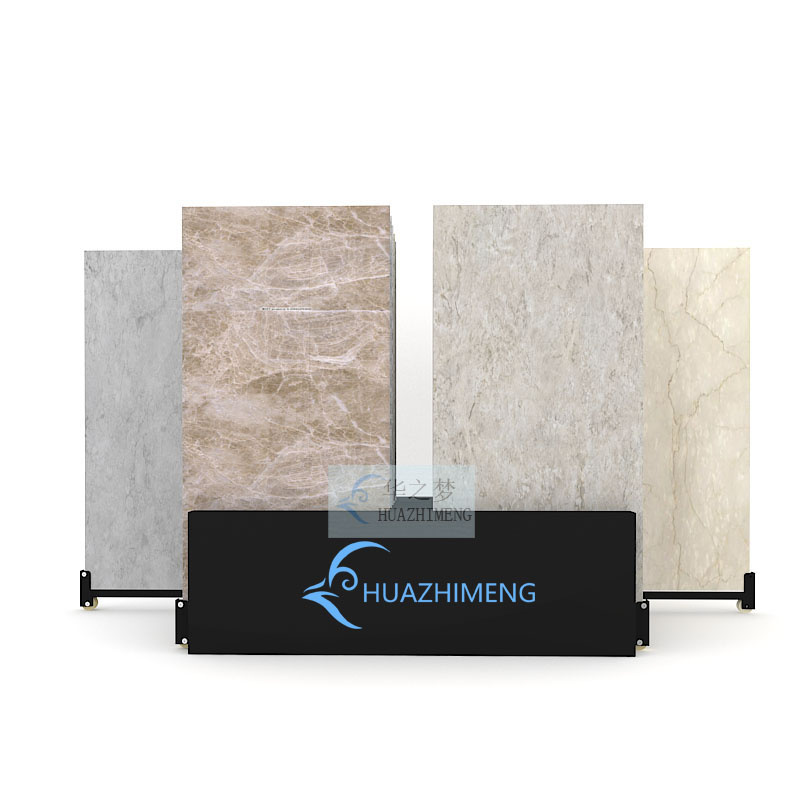 New Design Tile Plate Stone Marble Slab Display Rack Showroom
