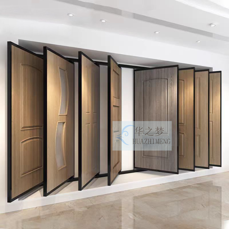 Popular Type Wood Flooring Display Rack Page Turning Stand