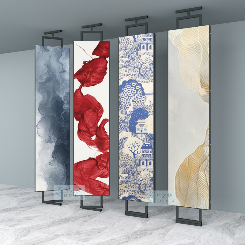 wallpaper 360 degree turning wallpaper fabric display rack - Image 3