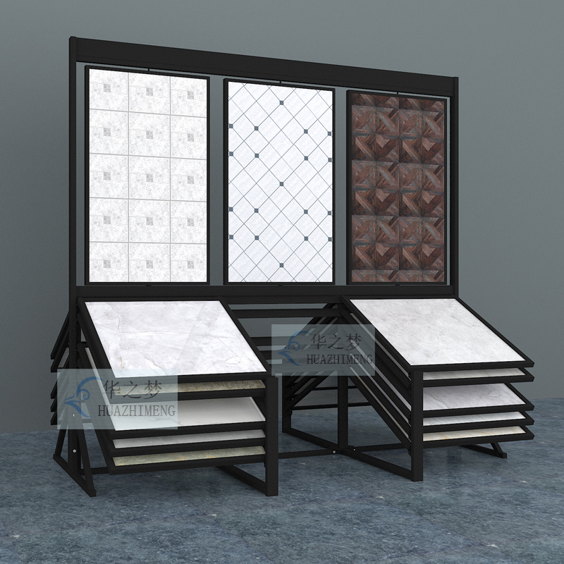 Tile Sample Marble Rotating Oblique Push Combination Display Rack