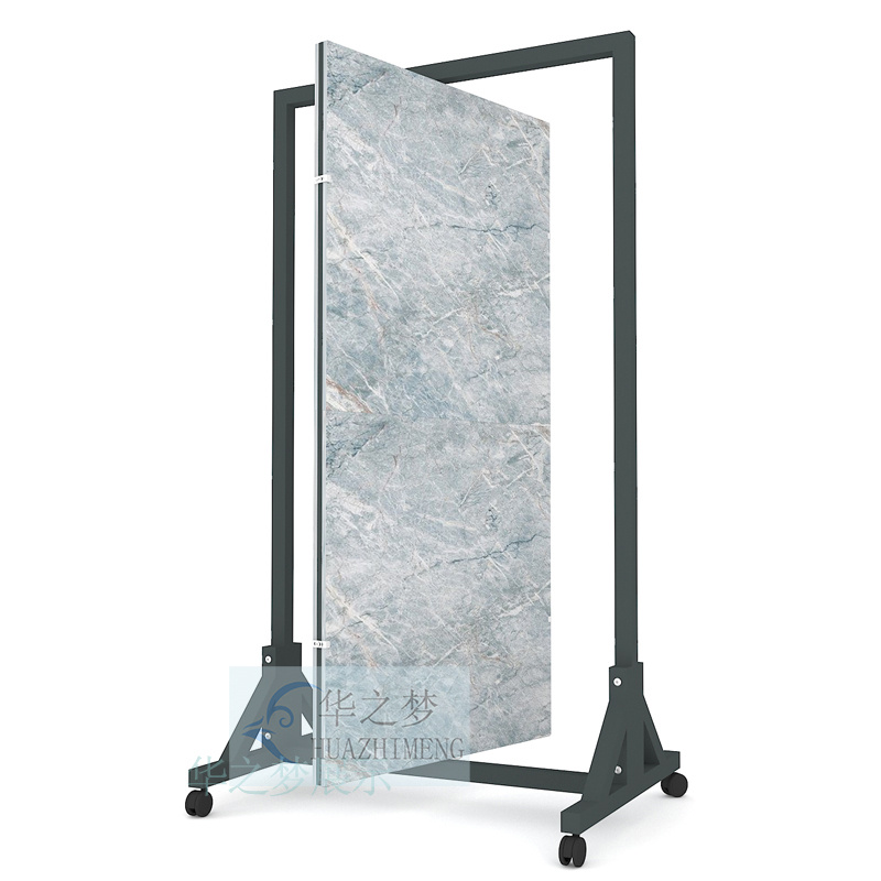 360 Degree Rotating Marble Tile Wood Floor Displays Stand Racks