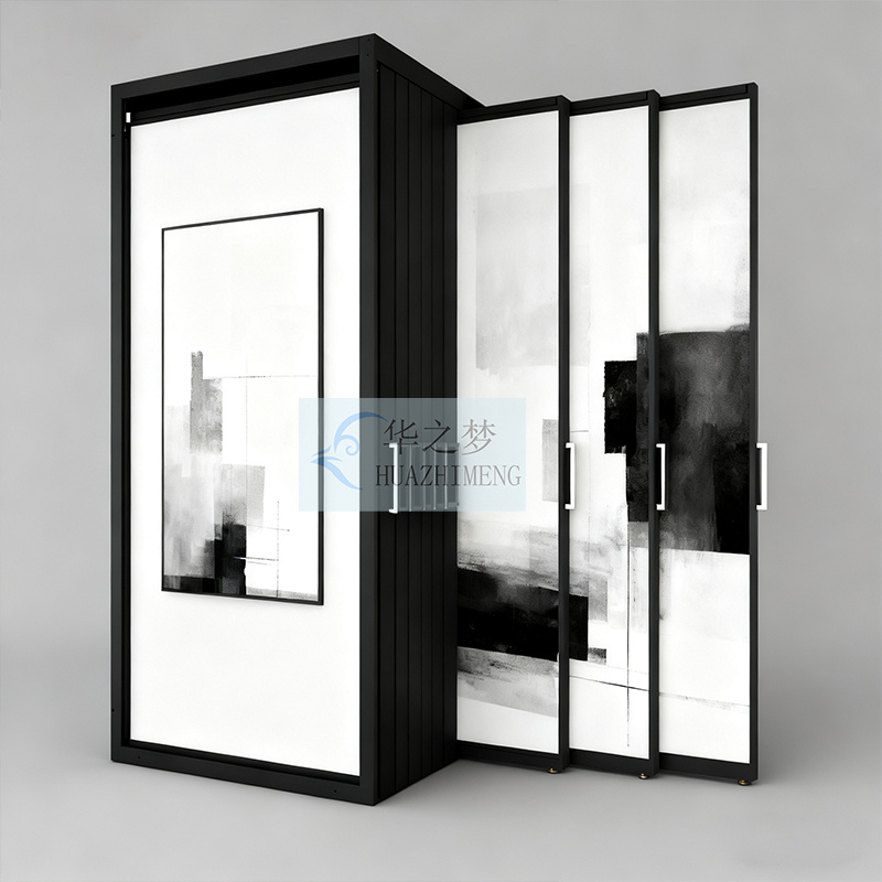 Art Perforated Racks Heavy Paintings & Drawings Gallery Display Rack