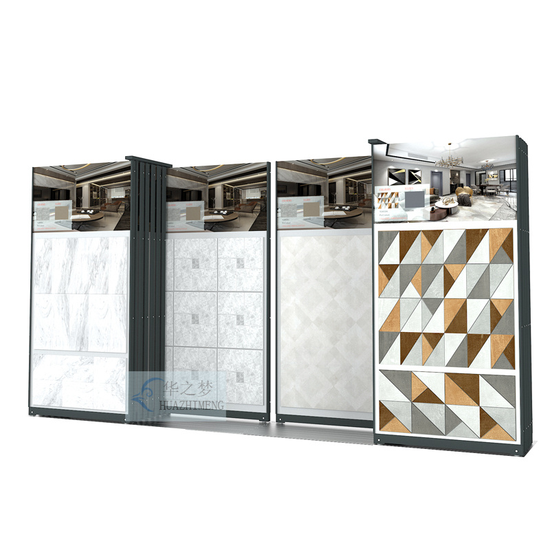 Direct Factory Sliding Pull Out PC Wall Panel Tile Display Rack