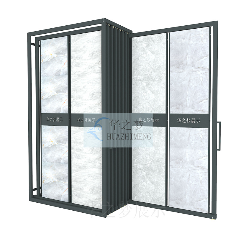 Rotate in All Directions Sample Floor Tile Stone Display Rack - Image 4