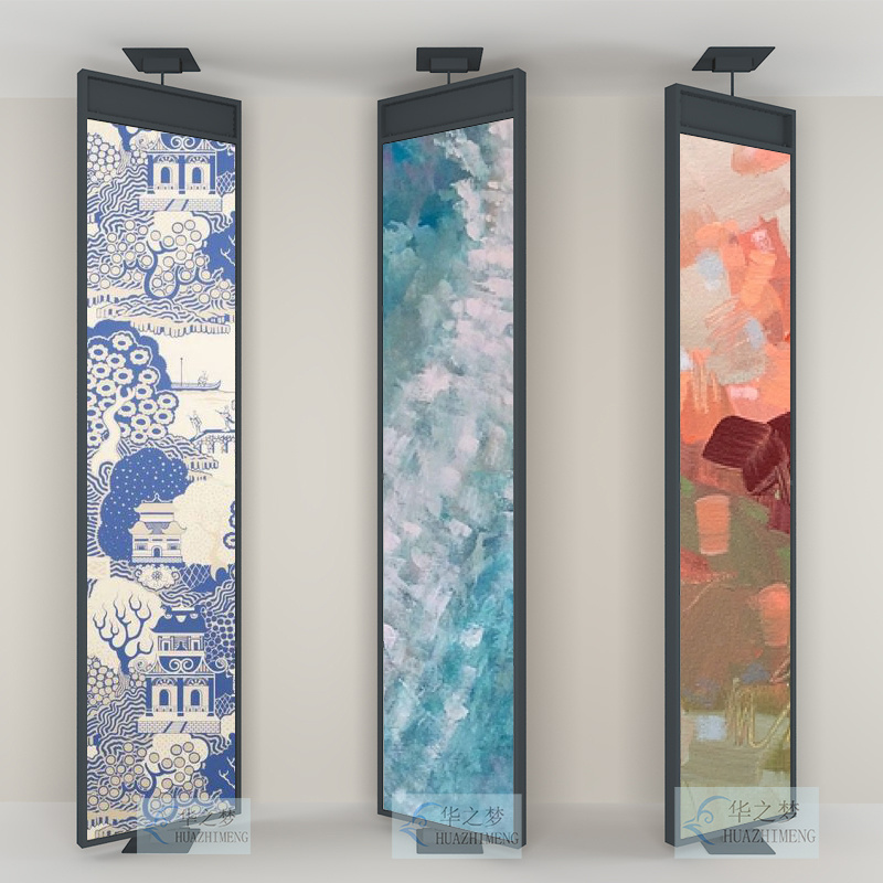 wallpaper 360 degree turning wallpaper fabric display rack - Image 4