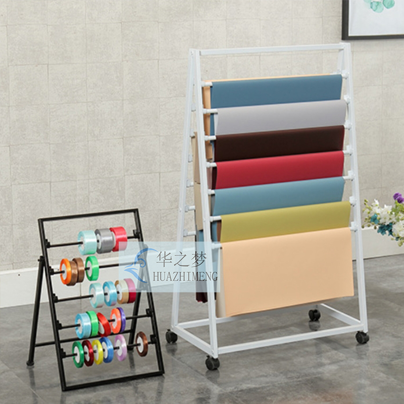Morden Standing Carpet Display Rack Fabric Sample Display - Image 4