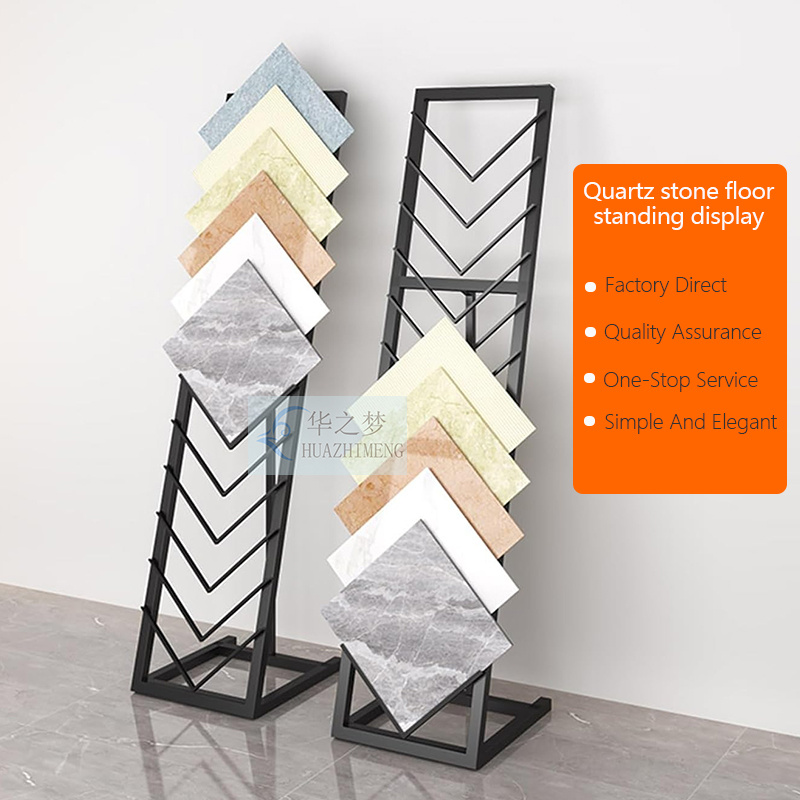 Tile Marble Mosaic Slate Metal Stone Quartz Sample Display Rack