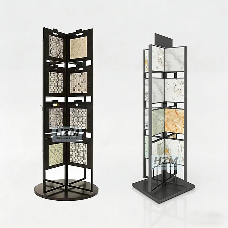Multi Format Marble Mosaic Rotating Tile Stone Display Stand - Image 4