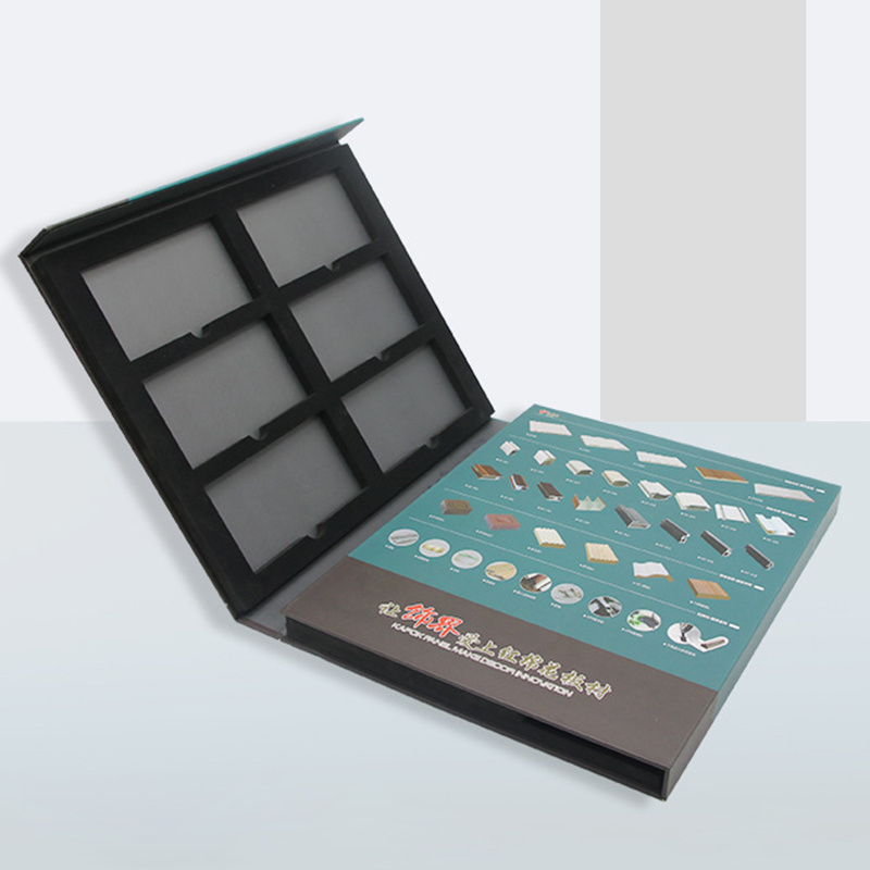 Portable Marble Tile Ceramic Artificial Stone Sample Book Catalogue