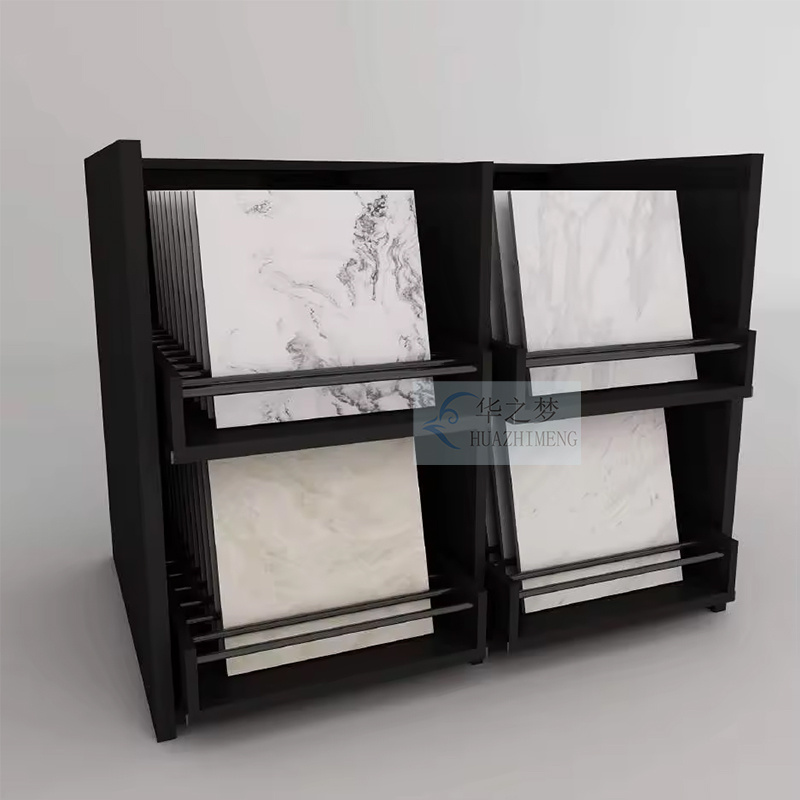 Tile Wood Flooring Display Stand Drawer Cabinet Showroom