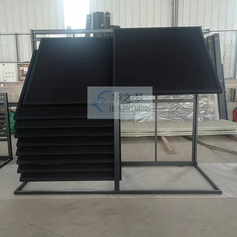 Hardwood Flooring Laminate Inclined Parquet Tile Sliding Display Rack - Image 3