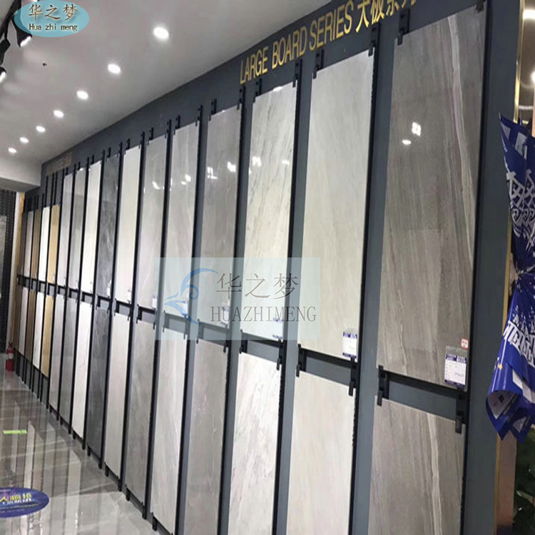 Adjustable Punching Hole Tile Wood Floor Display Stand With Hooks - Image 2