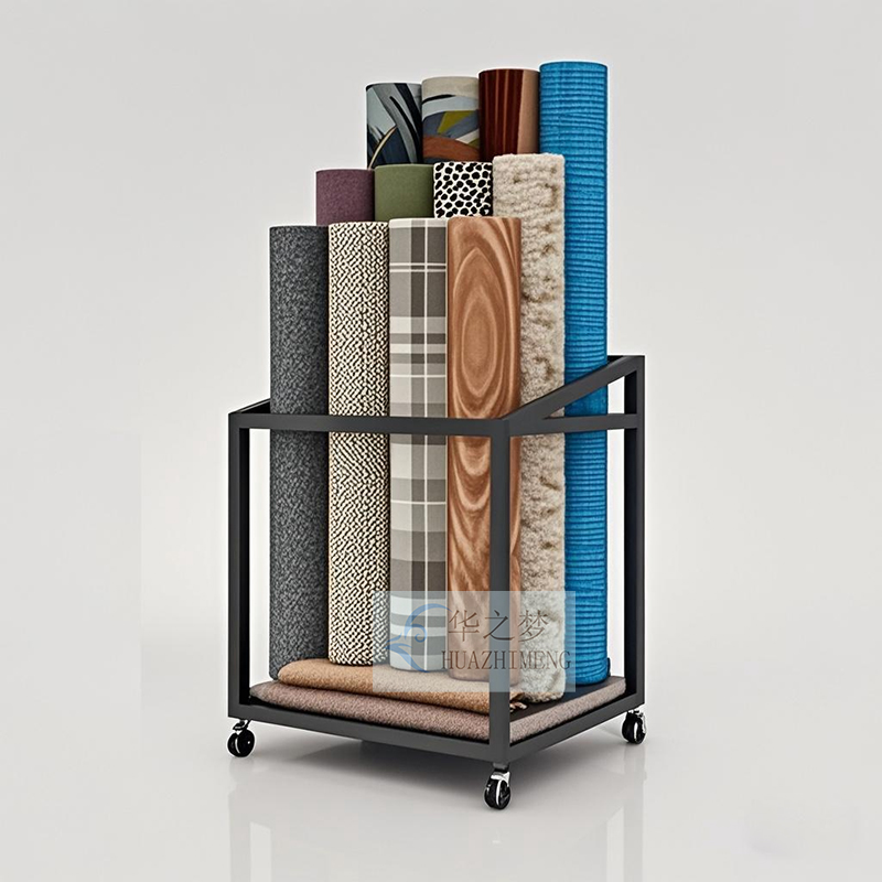 High Quality Rug Blanket Roll Wrapping Paper Fabric Display Rack